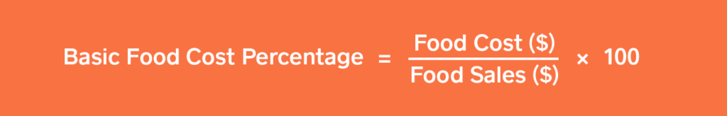 How to calculate food cost percentage? (Definition & Formula)