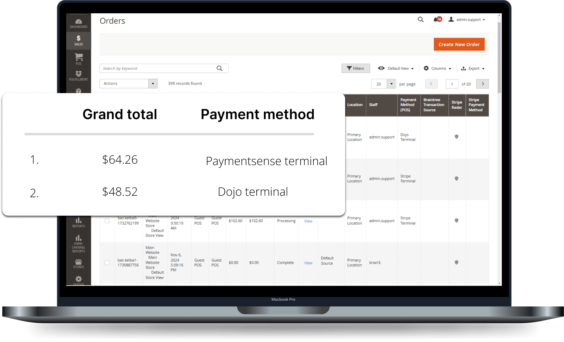 paymentsense-pos-streamlined-data